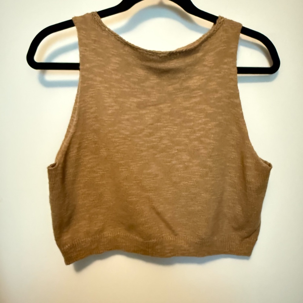 Cotton Blends Crop Tank Top from COMMENSE. Size S